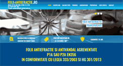 Desktop Screenshot of folii-antiefractie.ro